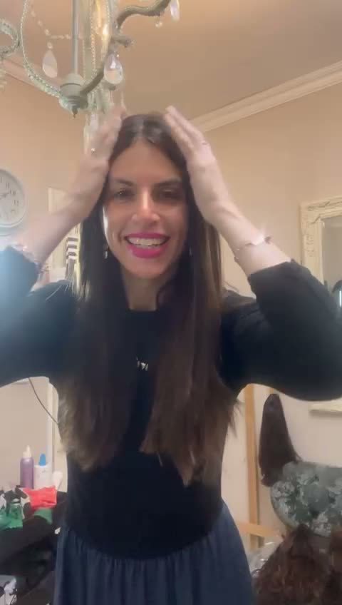 Rachel Hyman wig styling video 11 — sheitel work from Ramat Beit Shemesh salon