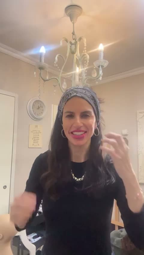 Rachel Hyman wig styling video 26 — sheitel work from Ramat Beit Shemesh salon